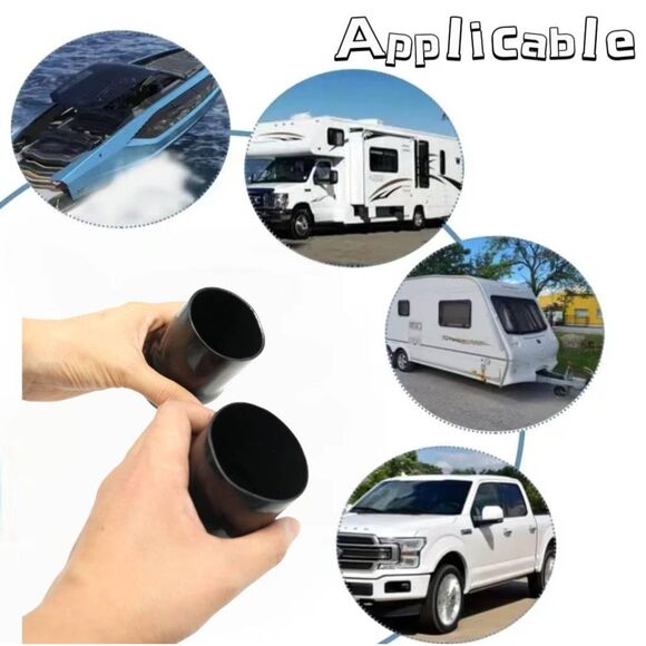 Trailer Hitch Ball Lubricant Waterproof Grease to Reduce Wear Friction w/ Covers - Picture 8 of 9